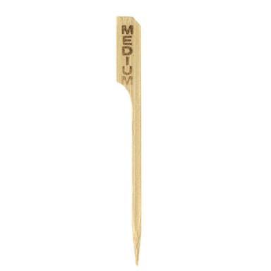FOH AST007NAB82 "Medium" Bamboo Meat Marker Picks