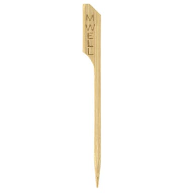 FOH AST008NAB82 "Medium Well" Bamboo Meat Marker Picks