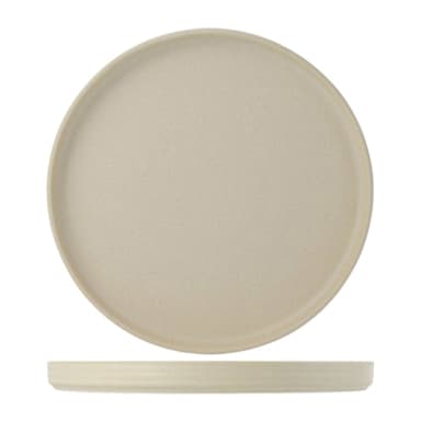 Tuxton VYAS106 Zion Matte Beige 10-3/4" Plate