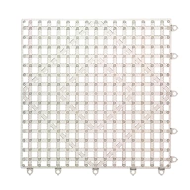 San Jamar VM5280CL Versa-Mat® 12" Clear Interlocking Bar Matting