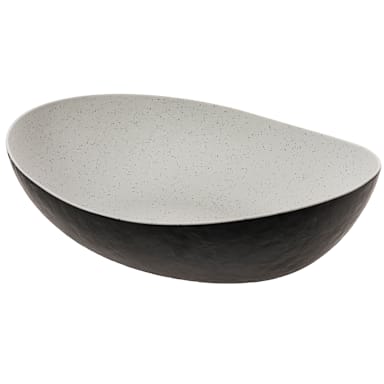 Cheforward ERG103 Emerge Natural Stone / Black 314-1/2 Ounce Bowl