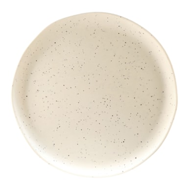 EGS B183140-ESS Morocco Eggshell Speckle 14" Plate - 6 / CS