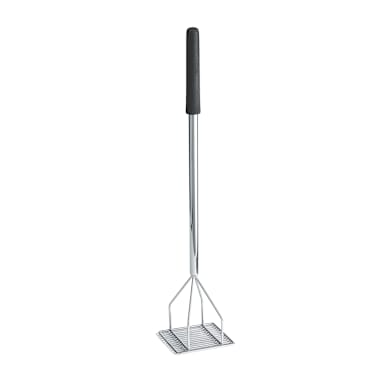 TableCraft 3155 30"L 6" Square Face Bean Masher with Vinyl Handle
