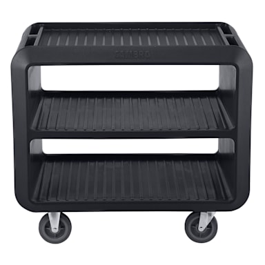 Cambro SC337110 Black 41.5 x 23.8 x 37.1" Service Cart Pro