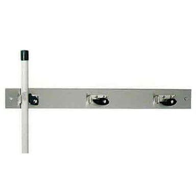 John Boos PB-MH-3 S/S 3 Rubber Cam Grip Mop Hanger