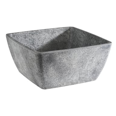 APS 84830 Element Concrete Square 1-1/2 L Melamine Serving Bowl