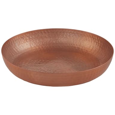American Metalcraft ASEAC12 Copper Hammered 12 x 2" Seafood Tray