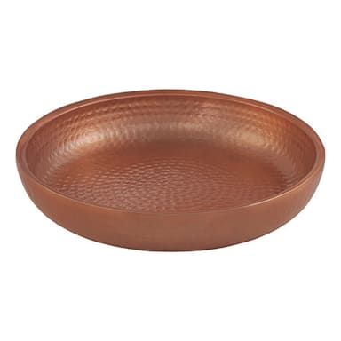 American Metalcraft ADSEAC14 Copper Hammered 14 x 2.5" Tray