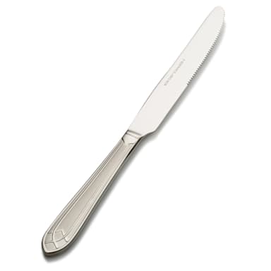 Bon Chef S1412 Viva 18/8 Stainless SH European Dinner Knife - Dozen