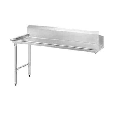 S70 Series 4ft. Left Side Straight-Clean Dish Table, DTC-S70-48L-X