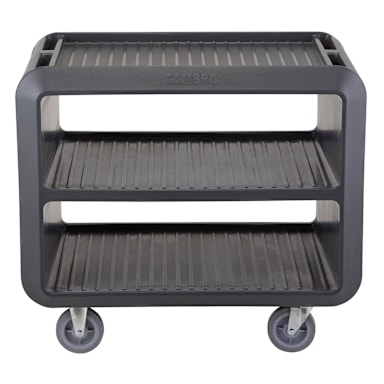 Cambro SC337615 Gray Pro Service Cart with 2 Swivel / 2 Fixed Casters