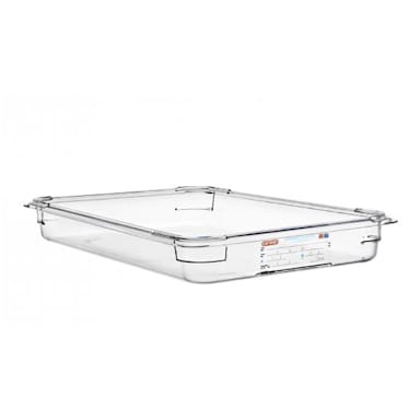 Araven 09826 Clear Full Size x 2.5"D Food Pan