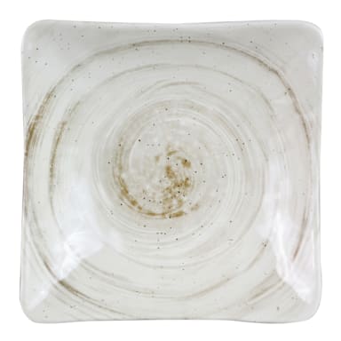EGS D92SQ-TD Van Gogh Taupe 9-1/2" Square 44 Oz. Bowl - 6 / CS