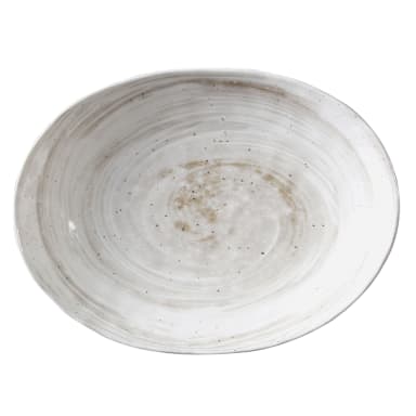 EGS D1181OV-TD Van Gogh Taupe 11" x 8-3/8" 31 Oz. Plate - 6 / CS