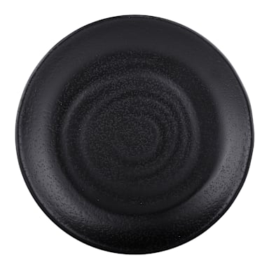 Elite Global Solutions JW7006-B Zen Black 6-1/4" Coupe Plate - 6 / CS