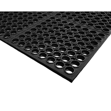 Cactus Mat 3525-C1 3' x 5' Black Anti-Fatigue Floor Mat