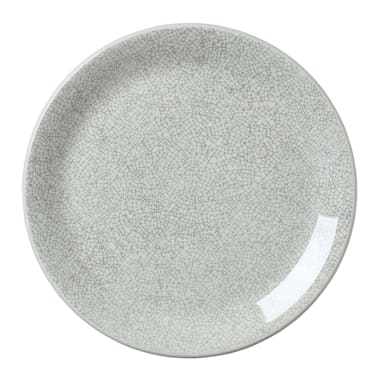 Steelite 17610566 Ink Crackle Gray 10" Coupe Plate