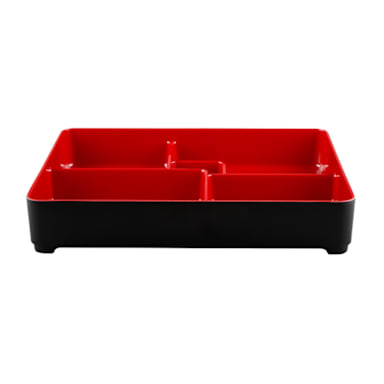 Elite Global Solutions JW11852T-BR Karma 10-3/4 x 8-3/8" Bento Box
