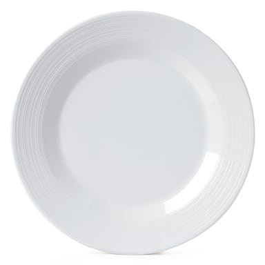 G.E.T. PT-9-MN-W Minski Melamine 9" Textured White Plate