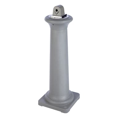 Rubbermaid FG9W3000SSTON GroundsKeeper Sandstone Smoking Receptacle