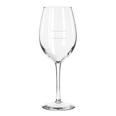 Libbey 7553/1178N Vina 17 Oz. Wine Glass with Pour Lines