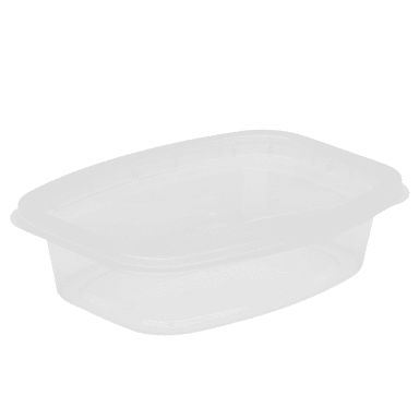 Cube Packaging DR-508-CB Translucent 8 Oz. Container