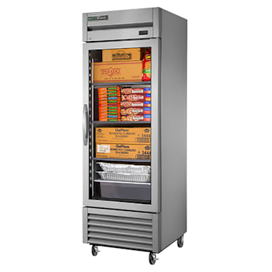 True T-23FG-HC~FGD01 T-Series Reach-In 23 Cu Ft Glass Door Freezer