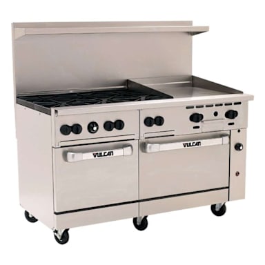 Vulcan 60SS-6B24GT LP Gas Endurance Restaurant Range