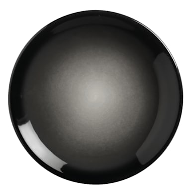 Libbey - Formerly World Tableware PEB-3-O Pebblebrook 11" Obsidian Coupe Plate