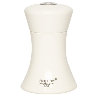 Fletchers Mill SIE04SS24 White Sierra 4" Salt Mill - 4 / CS