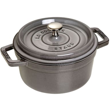 Staub 1102218 Graphite Gray Cast Iron 2-3/4 Quart Cocotte