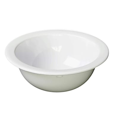 Thunder Group NS304W Nustone White 5 Oz. Melamine Fruit Bowl