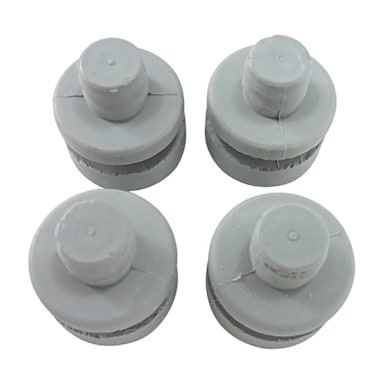Robot Coupe 39833 Gray Replacement Feet for J100 Ultra - 4 / ST