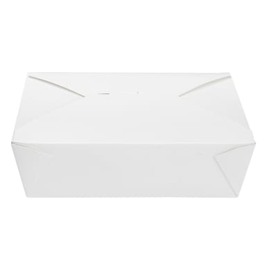 Darling Foodservice White 7.8 x 5.5 x 2.4" 76 Oz Container