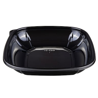 Darling Foodservice Black PET 24 Ounce Square Bowl