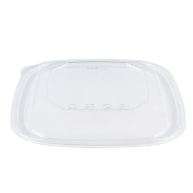 Darling Foodservice Clear Dome Lid f/ 24-48 Oz Square Bowl