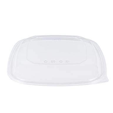 Darling Foodservice Clear Dome Lid f/ 80-160 Oz Square Bowl