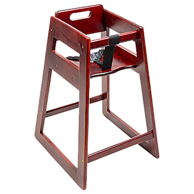 Central Specialties 900MH Assembled Mahogany High Chair