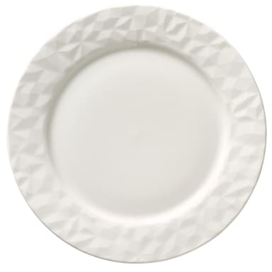 Libbey - Formerly Syracuse China 988001139 Status White Rimmed 9" Plate