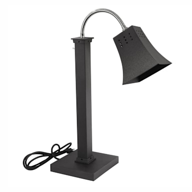 Eastern Tabletop 9671MB Black Square Heavy Duty Single Warmer Lamp