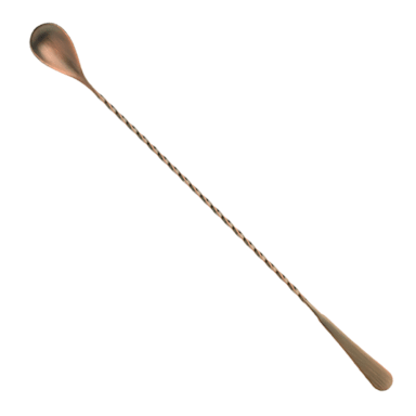 Mercer Culinary M37010ACP Antique Copper 13-3/16" Bar Spoon
