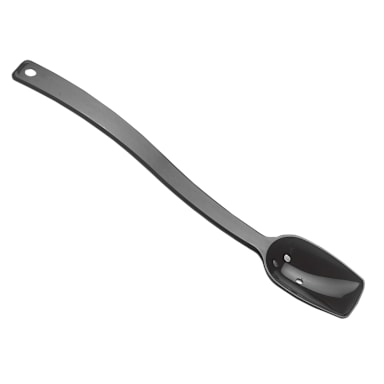 Cambro SPOP10CW110 Camwear Black 10" Perforated Salad Spoon