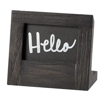 Cal-Mil 3818-23-87 Cinderwood 5-1/2" x 2-1/2" x 4-1/2" Chalkboard