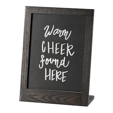 Cal-Mil 3818-811-87 Cinderwood 10-3/8" x 4-3/4" x 13-3/4" Chalkboard