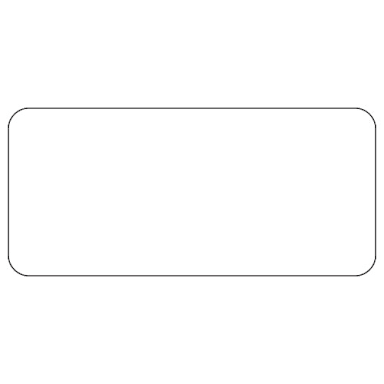 DayMark IT118801 ToughMark 2" x 1" Blank Labels - 2000 / RL
