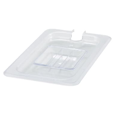 Darling Foodservice Polycarbonate Slotted 1/4 Size Lid