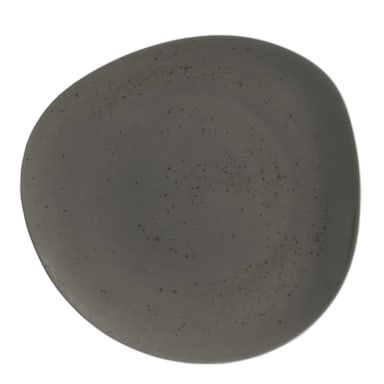 Schonwald 9381231-63044 Pottery Dark Gray 12-3/8" Plate - 6 / CS