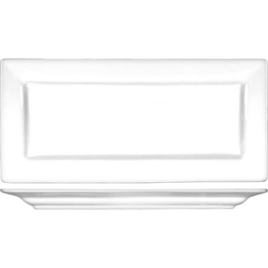International Tableware EL-14 White Elite 14" x 7" Platter