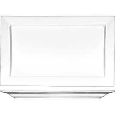International Tableware EL-16 White Elite 9-7/8 x 6" Platter