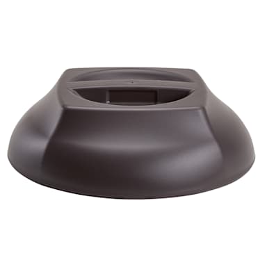 Cambro MDSHD9485 Smoked Metal Harbour Dome for 9" Plate